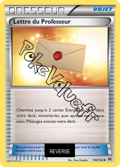 Carte Pokémon Lettre du Professeur Reverse n°146 de la série Impulsion Turbo