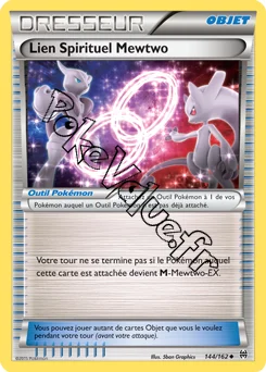 Carte Pokémon Lien Spirituel Mewtwo n°144 de la série Impulsion Turbo