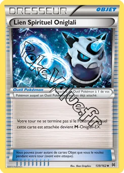 Carte Pokémon Lien Spirituel Oniglali n°139 de la série Impulsion Turbo