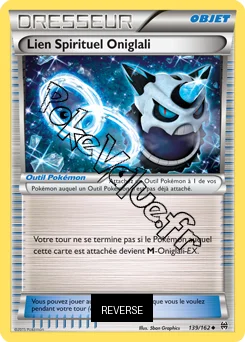 Carte Pokémon Lien Spirituel Oniglali Reverse n°139 de la série Impulsion Turbo