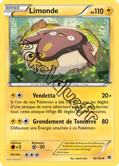 Carte Pokémon Limonde  n°56 de la série Impulsion Turbo