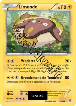 Carte Pokémon Limonde  Reverse n°56 de la série Impulsion Turbo