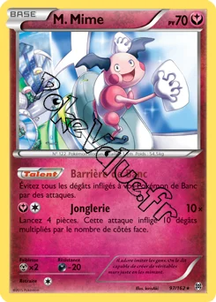 Carte Pokémon M. Mime  n°97 de la série Impulsion Turbo