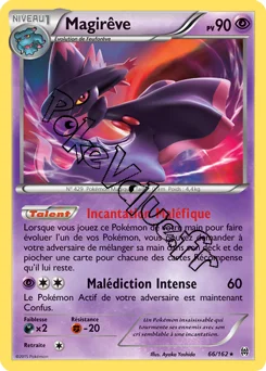 Carte Pokémon Magirêve  n°66 de la série Impulsion Turbo