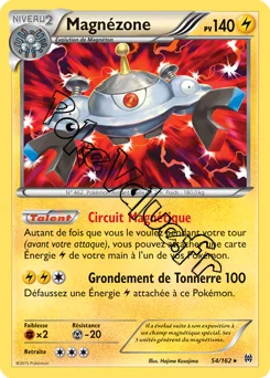 Carte Pokémon Magnezone  n°54 de la série Impulsion Turbo