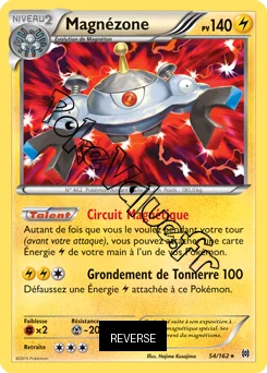 Carte Pokémon Magnezone  Reverse n°54 de la série Impulsion Turbo