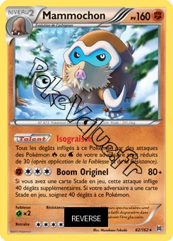Carte Pokémon Mammochon  Reverse n°82 de la série Impulsion Turbo
