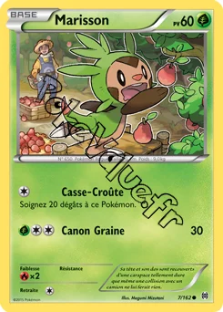 Carte Pokémon Marisson  n°7 de la série Impulsion Turbo