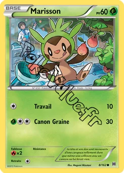 Carte Pokémon Marisson  n°8 de la série Impulsion Turbo