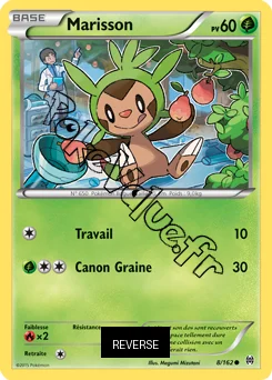 Carte Pokémon Marisson  Reverse n°8 de la série Impulsion Turbo