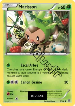 Carte Pokémon Marisson  Reverse n°9 de la série Impulsion Turbo