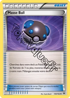 Carte Pokémon Masse Ball n°140 de la série Impulsion Turbo