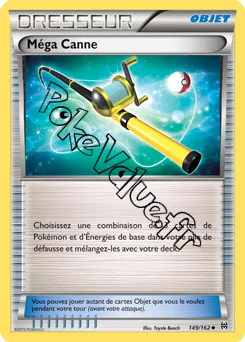 Carte Pokémon Méga Canne n°149 de la série Impulsion Turbo