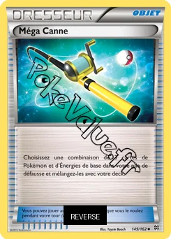 Carte Pokémon Méga Canne Reverse n°149 de la série Impulsion Turbo