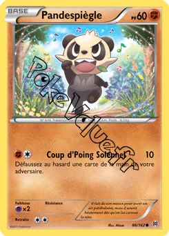 Carte Pokémon Pandespiègle  n°86 de la série Impulsion Turbo