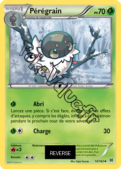 Carte Pokémon Pérégrain  Reverse n°14 de la série Impulsion Turbo