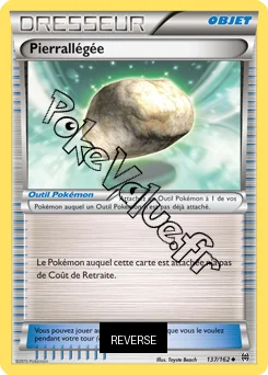 Carte Pokémon Pierrallégée Reverse n°137 de la série Impulsion Turbo