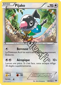 Carte Pokémon Pijako  n°128 de la série Impulsion Turbo
