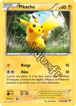 Carte Pokémon Pikachu  n°48 de la série Impulsion Turbo
