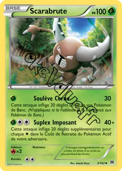Carte Pokémon Pinsir  n°3 de la série Impulsion Turbo