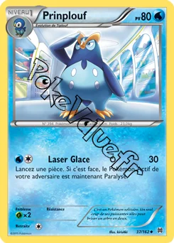 Carte Pokémon Prinplouf  n°37 de la série Impulsion Turbo
