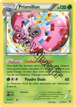 Carte Pokémon Prismillon  n°15 de la série Impulsion Turbo