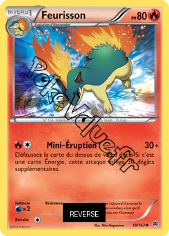 Carte Pokémon Quilava  Reverse n°19 de la série Impulsion Turbo