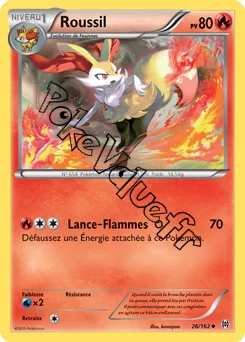 Carte Pokémon Roussil  n°26 de la série Impulsion Turbo