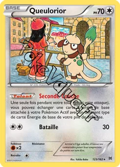 Carte Pokémon Smeargle  n°123 de la série Impulsion Turbo