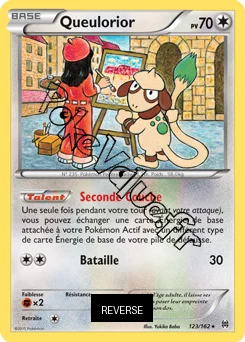 Carte Pokémon Smeargle  Reverse n°123 de la série Impulsion Turbo