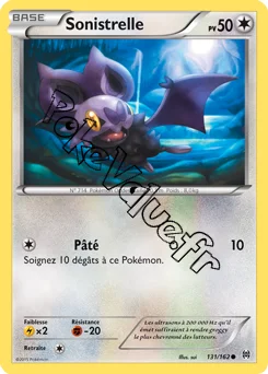 Carte Pokémon Sonistrelle  n°131 de la série Impulsion Turbo