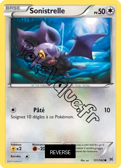 Carte Pokémon Sonistrelle  Reverse n°131 de la série Impulsion Turbo