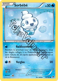 Carte Pokémon Sorbébé  n°43 de la série Impulsion Turbo