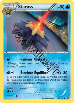 Carte Pokémon Starmie  n°30 de la série Impulsion Turbo