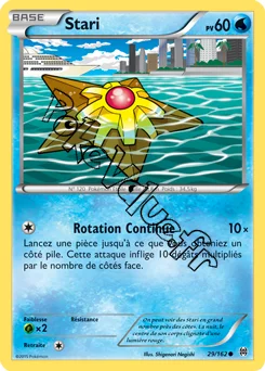Carte Pokémon Staryu  n°29 de la série Impulsion Turbo