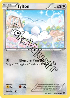 Carte Pokémon Tylton  n°124 de la série Impulsion Turbo