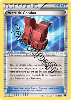 Carte Pokémon Veste de Combat n°133 de la série Impulsion Turbo