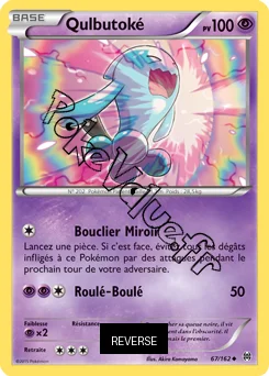 Carte Pokémon Wobbuffet  Reverse n°67 de la série Impulsion Turbo