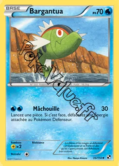 Carte Pokémon Bargantua n°35 de la série Noir et Blanc
