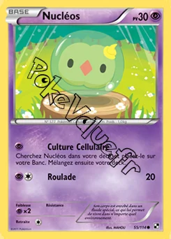 Carte Pokémon Nucléos n°55 de la série Noir et Blanc
