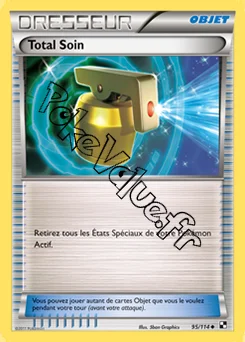 Carte Pokémon Total Soin n°95 de la série Noir et Blanc