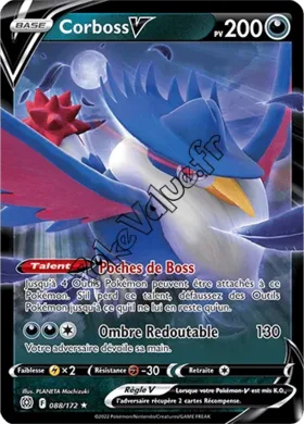 Carte Pokémon Corboss V  n°088 de la série Stars Étincelantes