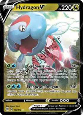 Carte Pokémon Hydragon V  n°114 de la série Stars Étincelantes