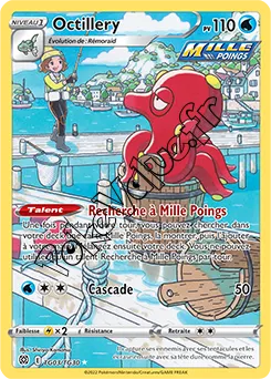Carte Pokémon Octillery  n°TG03 de la série Stars Étincelantes