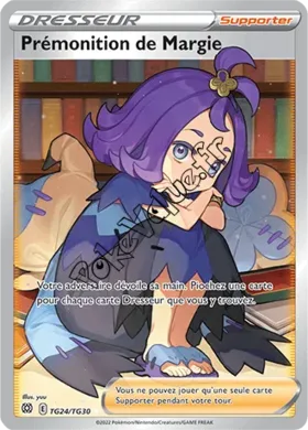 Carte Pokémon Prémonition de Margie n°TG24 de la série Stars Étincelantes