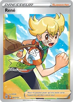 Carte Pokémon René n°167 de la série Stars Étincelantes