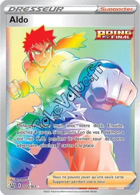 Carte Pokémon Aldo n°172 de la série Styles de Combat