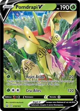 Carte Pokémon Pomdrapi V  n°18 de la série Styles de Combat