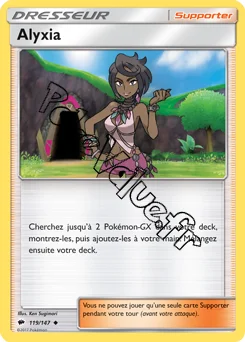 Carte Pokémon Alyxia n°119 de la série Ombres Ardentes