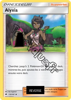 Carte Pokémon Alyxia Reverse n°119 de la série Ombres Ardentes